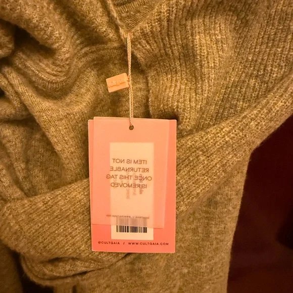 Cult Gaia Zennie Off-Shoulder Green Dress - Picture 3 of 4